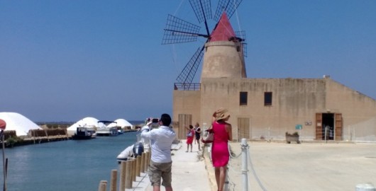 Marsala citta e Saline dello stagnone Ettore Infersa e isola di Mothia